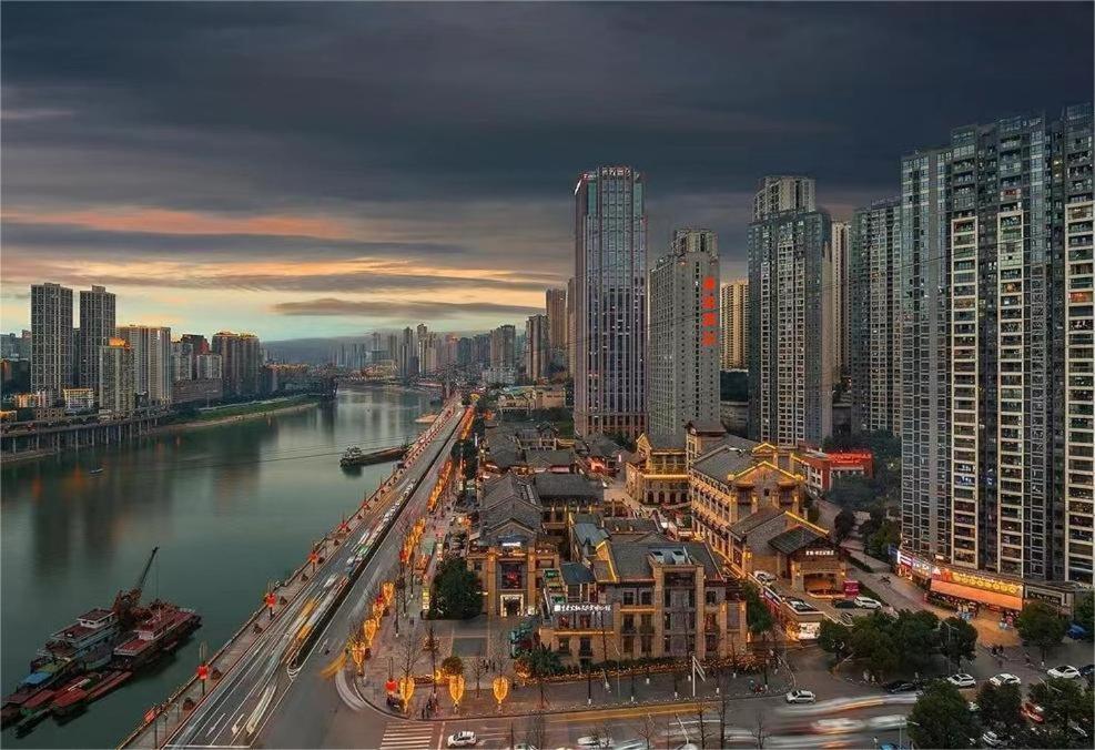 Boutique Of Meditation With Cuisine & Night View, Exit 2 Liujiatai Station Line 9 Chongqing Exterior foto