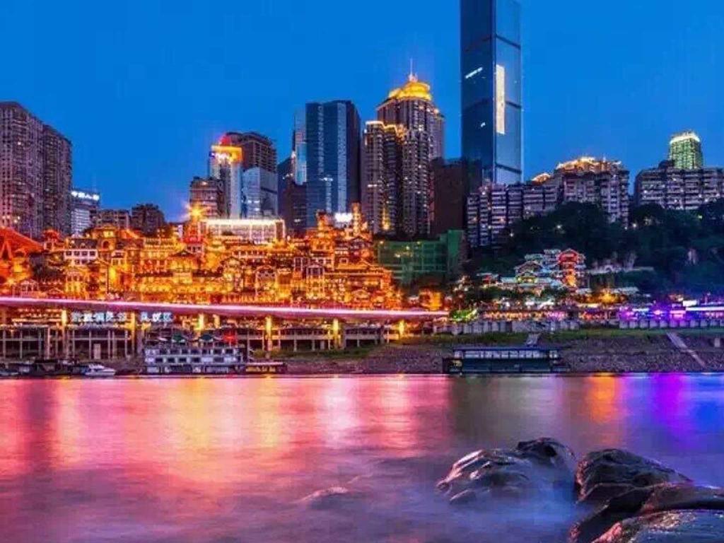 Boutique Of Meditation With Cuisine & Night View, Exit 2 Liujiatai Station Line 9 Chongqing Exterior foto